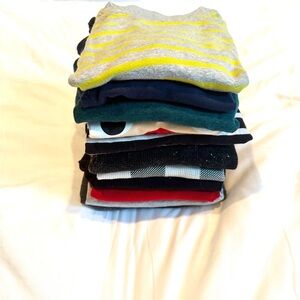 11 H&M Kids(3T/4T) Winter Long Sleeve Tees - Multicolor Pack